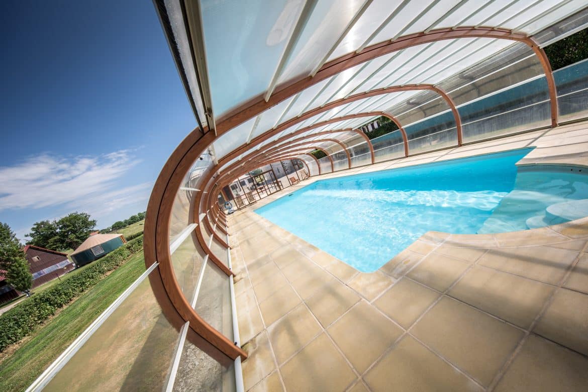 Yourte piscine chauffée